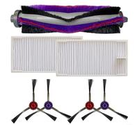 ZYNCUE Kit de filtro de cepillo lateral de rodillo principal para Midea M9 para VCR S10 Plus para Eureka E20 Plus para NERE10s E10S E10SW para Obode A8 A8 Plus para ETA para aspiradora Aurum PRO 6241