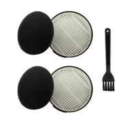 ZYNCUE Kit de filtros de repuesto Cfts72 Iris Ohyama para aspiradora Scd-120P Scd-181P Scd-121P, filtros de escape y esponja con cepillo de limpieza, piezas de repuesto para aspiradoras