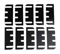 ZYNCUE Kit de reparación de 10 piezas para bisagras de puerta, relleno de 4 pulgadas para huecos de puerta y ajuste preciso para la posición de la puerta