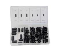 ZYNCUE Kit surtido de 80 tapas de goma para línea de vacío para bloque de carburador, 6 tamaños (5/32 pulgadas, 3/16 pulgadas, 7/32 pulgadas, 1/4 pulgadas, 5/16 pulgadas, 3/8 pulgadas)