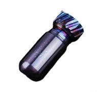 ZYNCUE Llavero de titanio para uso al aire libre, pastillero impermeable Pure Ti, 35 mm de longitud, 14 mm de diámetro, ligero