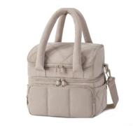 ZYNCUE Lonchera aislada de doble pared adecuada para transportar comidas empacadas, bebidas frías o comestibles con facilidad y comodidad a cualquier lugar que vayas (camello)