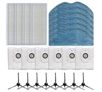 ZYNCUE Maximiza el rendimiento y la eficiencia de limpieza con accesorios de repuesto para aspiradora Botslab S8 Plus 360, filtros de aspiradora inalámbrica, cepillo lateral para robot aspirador