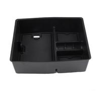 ZYNCUE Organizador de almacenamiento para reposabrazos 2024, contenedor de bandeja de consola interior de automóvil, plástico ABS fácil de instalar, color negro