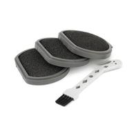 ZYNCUE Paquete de 3 filtros premotor lavables Fx9 Qx9 inalámbrico para aspiradora, pieza de repuesto Askqx9 con cepillo de limpieza, accesorio de pieza de aspiradora robot