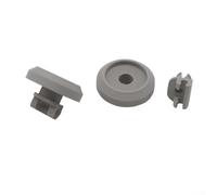 ZYNCUE Para Miele G Series - Rodillo de repuesto específico para estante inferior 2 piezas a lavavajillas Eficiencia y durabilidad del movimiento del estante (negro)