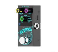 ZYNCUE Pedal de efector de reverberación digital para guitarra, 9 reverberaciones digitales integradas, basado en True Bypass