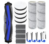 ZYNCUE Piezas de repuesto para ECOVACS Deebot X11, OmniCyclone, X11 Pro compatible, cepillo principal, cepillos rodillos, filtros, cepillos laterales, herramientas, juego de 7 piezas