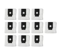 ZYNCUE Robot de 4 litros para bolsas de polvo para Ezviz Rc3 Plus Re4 Plus Re5 Plus Cs-Ra-Kit07, bolsas de repuesto de capacidad de 90 días, estación base, color blanco para negro, paquete de 4 piezas