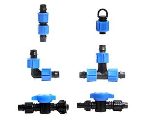 ZYNCUE Sistema de riego por goteo de 16 mm para plantas al aire libre con diseño modular, cinta cortable y conectores de bloqueo fiables (50 m)