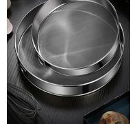 ZYNCUE Tamiz de harina de acero inoxidable 304 para filtro redondo de 20 cm y 25 cm