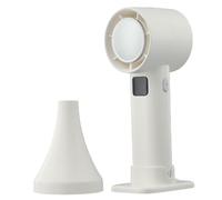 ZYNCUE Ventilador turbo mini USB de escritorio con batería de 3000 mAh, control de velocidad continuo, viento fuerte de 9 m/s, carga rápida para refrigeración de viajes de oficina