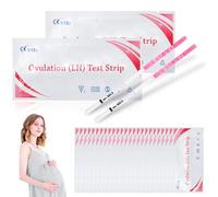 ZYNERY 25 Ovulation Test Strips Kit LH Test de Ovulacion Alta Sensibilidad Tiras de Ovulación Profesionales para Familias que Están Tratando de Concebir y Monitorear el Ciclo Natural de la Ovulación