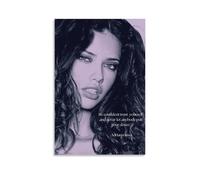 ZYNPCX Adriana Lima - Póster impermeable para sala de estar, pared, dormitorio, decoración en casa, oficina y preparación de regalos, exquisitos regalos para regalar a personas, 30 x 45 cm, Adriana