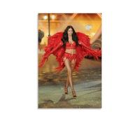 ZYNPCX Adriana Lima - Póster impermeable para sala de estar, pared, dormitorio, decoración en casa, oficina y preparación de regalos, exquisitos regalos para regalar a personas, 40 x 60 cm, estilo sin