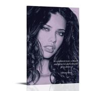 ZYNPCX Adriana Lima - Póster impermeable para sala de estar, pared, dormitorio, decoración en casa, oficina y preparación de regalos, exquisitos regalos para regalar a personas, 60 x 90 cm, Adriana