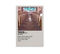 ZYNPCX Alex G Trick - Póster impermeable para sala de estar, pared, dormitorio, decoración en casa, oficina y preparación de regalos, exquisitos regalos para regalar a personas, 20 x 30 cm, estilo sin