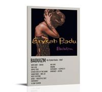 ZYNPCX Baduizm by Erykah Badu - Póster impermeable para sala de estar, pared, dormitorio, decoración de oficina en casa y preparación de regalos, regalos exquisitos para regalar a las personas, 50 x