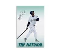 ZYNPCX Ken Griffey Jr. - Póster impermeable para sala de estar, pared, dormitorio, decoración para el hogar, oficina y preparación de regalos, regalos exquisitos para regalar a personas, 60 x 90 cm