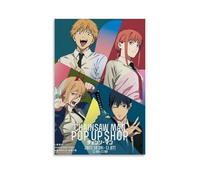 ZYNPCX Póster impermeable con diseño de hombre de motosierra, para sala de estar, pared, dormitorio, oficina en casa, preparación de regalos, exquisitos regalos para regalar a personas, 30 x 45 cm