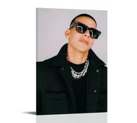 ZYNPCX Póster impermeable de Daddy Yankee para sala de estar, pared, dormitorio, oficina en casa y preparación de regalos, exquisitos regalos para regalar a personas, 20 x 30 cm, estilo marco