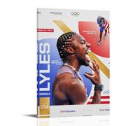 ZYNPCX Póster impermeable de Noah Lyles para sala de estar, pared, dormitorio, oficina, preparación de regalos, exquisitos regalos para regalar a personas, 60 x 90 cm, estilo marco