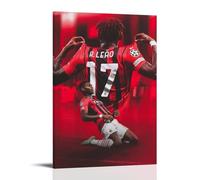 ZYNPCX Rafael Leao - Póster impermeable para sala de estar, pared, dormitorio, decoración en casa, oficina y preparación de regalos, exquisitos regalos para regalar a personas, 20 x 30 cm, estilo