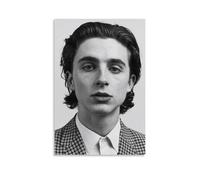 ZYNPCX Timothée Chalamet - Póster impermeable para sala de estar, pared, dormitorio, decoración para el hogar, oficina y preparación de regalos, exquisitos regalos para regalar a personas, 50 x 75 cm