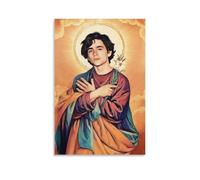 ZYNPCX Timothée Chalamet - Póster impermeable para sala de estar, pared, dormitorio, decoración para el hogar, oficina y preparación de regalos, exquisitos regalos para regalar a personas, 30 x 45 cm