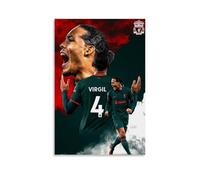 ZYNPCX Virgil Van Dijk - Póster impermeable para sala de estar, pared, dormitorio, decoración para el hogar, oficina y preparación de regalos, regalos exquisitos para regalar a personas, 40 x 60 cm