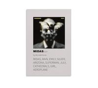 ZYNPCX Wunderhorse Midas - Póster impermeable para sala de estar, pared, dormitorio, decoración para el hogar, oficina y preparación de regalos, exquisitos regalos para regalar a personas, 20 x 30 cm