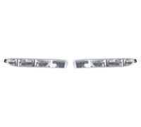 Zynther Lente de cristal del espejo retrovisor lateral Luz indicadora de espejo lateral para Benz W220 W215 CL S S300 1999 2000 2001 2002 2003(Set,Black 1999-2003)