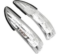 Zynther Lente de cristal del espejo retrovisor lateral Luz indicadora de espejo lateral para Hyundai para Genesis Coupé 2009, 2010, 2011, 2012, 2013, 2014 87614(Set)