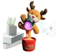 Zyntora Árbol de Navidad Eléctrico Bailarina Juguete Musical - Muñeco Árbol de Navidad Eléctrico Canta y Se,Suministros para Fiestas Navideñas de Hogar Dormitorio Escuela Oficina,Dormitorio Oficina