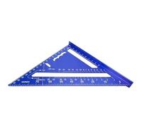 Zyntora Escuadra Triangular | Escalas Métricas Cuadradas | Herramienta de Medición en Aleación de Aluminio para Proyectos de Carpintería, Construcción, Dibujo e Ingeniería