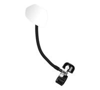 Zyntora Espejo Para Manillar de Bicicleta,Retrovisor de Bicicleta Timbre 2 en 1 - Lente Rotatorio 360° Vista Trasera Segura con Timbre Incorporado para Montaña/Carretera Bicicletas Scooters Adultos y