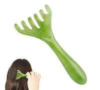 Zyntora Peine de masaje para el cabello, masajeador de resina para cabeza y cuello, peine calmante portátil para lavado de cabello, viajes, mujeres, salón, cuidado del hogar, aseo para hombres, spa