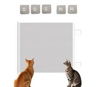 Zyntora Puerta retráctil para Mascotas, Barrera retráctil para Perros y Gatos, Protector de Segura para Interiores y Exteriores, casa, Juegos, Cachorros, niños, Puertas de bebé