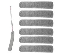 Zyntora Recambios para Plumero | 6 Paños De Microfibra Repuestos para Escoba De Polvo - Lavables Reutilizables Suministros De Limpieza | Hogar Sala Sofá Muebles Suelo Pared Dormitorio