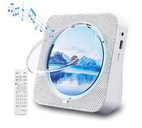 ZYOKATA Reproductor de CD portátil Bluetooth 5.1 Reproductor de CD de Escritorio con Altavoces de Sonido HiFi, Control Remoto, Cubierta Antipolvo, Pantalla LED, Radio FM Boombox, USB/AUX para el