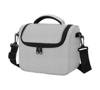 ZYOUQI Bolsa portátil de un solo hombro para cámara con múltiples compartimentos para lente de cámara, tarjetas de memoria, accesorios de fotografía, tela Oxford