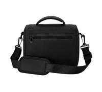 ZYOUQI Bolsa portátil de un solo hombro para cámara con múltiples compartimentos para lente de cámara, tarjetas de memoria, accesorios de fotografía, tela Oxford