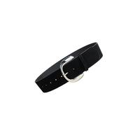 ZYOUQI Hebillas de aleaciones estables, cinturón ancho seguro para uso activo, diseño de moda, ajustable y duradero, cinturón de fácil ajuste, Negro, One Size