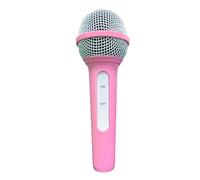 ZYOUQI Micrófono falso, instrumento musical cantando, regalo divertido, juguete de música, micrófono, juguete de juguete para niño y niña, modelo de karaoke