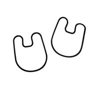 ZYPMoTo 2 PCS 41802 de Sello de Goma Compatible con de Vasos Marinos para el 9F-116-07 Reemplazo del Mercado de Accesorios MR-949