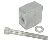 ZYPMoTo Ánodo de Zinc de Motor de Bote con Perno Compatible con de de transmisión de Motor Externo para el 0436745 393023 0393023 OMC BRP 3-235 Reemplazo del Mercado de Accesorios