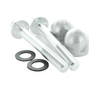 ZYPMoTo de Pernos de ánodo de Bellota Redondos 55989A8 55989A1, Paquete de 2, Compatible con Piezas de Motocicletas automotrices para Sterndrive Alpha 1 Bravo Quicksilver