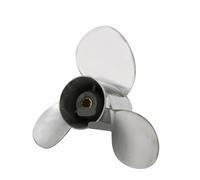 ZYPMoTo Hélice de Acero Inoxidable 9 1/4X11-J Compatible con de Motor Externo 9.9HP 15HP para el de pie