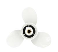 ZYPMoTo Hélice de Aluminio 9 1 4x11 Compatible con de Motor Externo 15 para el 63V-45943-00-El Reemplazo del Mercado de Accesorios