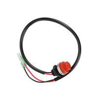 ZYPMoTo Universal Marine Motor Start Stop Interruptor sin Llave Botón de Solo 75 cm 29.5 Compatible con de Motor Externo Reemplazo del Mercado de Accesorios